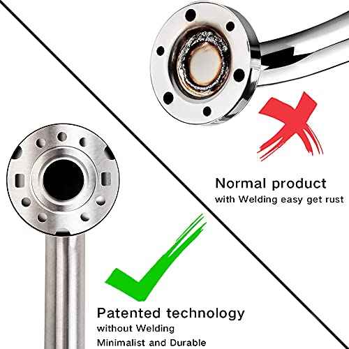 Stainless Steel Bathroom Safety Shower Grab Bar, Anti Slip Bathtubs Grab Bars,Toilet Assist Saft Handle Handrail ADA Compliant 500lbs for Handicap Elderly Senior (Brushed, 12 Inches 2 Pack)