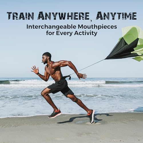 Breathing Trainer | Premium Silicone Trainer | Boost Breathing Patterns | Adjustable Resistance Levels | Compact, Portable, and Easy to Maintain (Black)