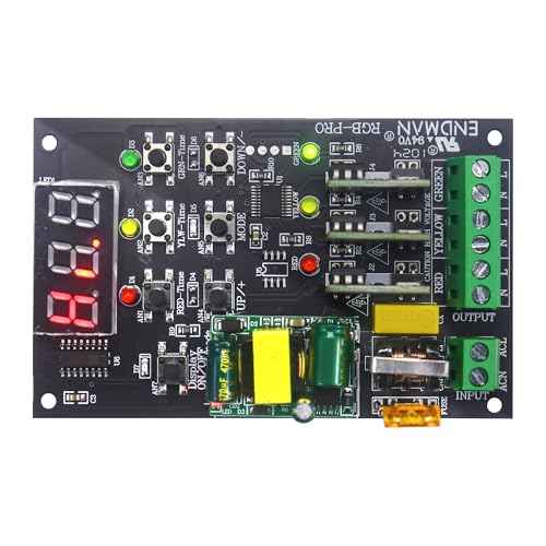 Traffic Light Controller Sequencer with Led Light 3 Color with 39+ Sequences, 3 Channel 80VAC-260VAC, LED Display, (LED Board High Luminance + Controller)