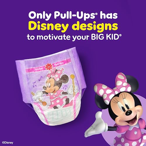 Pull-Ups Girls' Potty Training Pants, Size 3T-4T Training Underwear (32-40 lbs), 66 Count