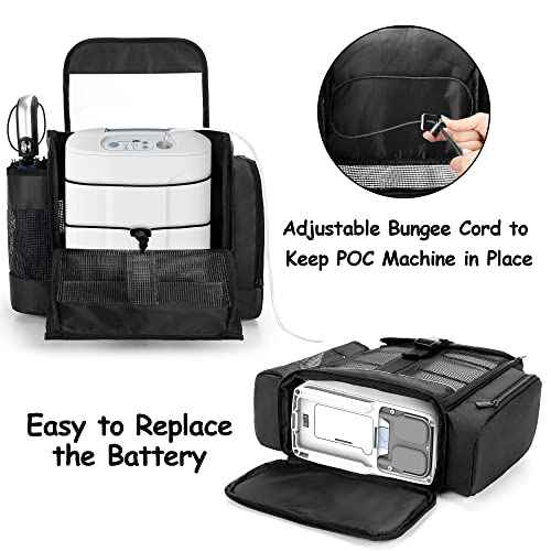 CURMIO Portable Oxygen Concentrator Backpack Compatible with Inogen One, Oxygo, Caire Units, SimplyGo Mini, POC Travel Bag