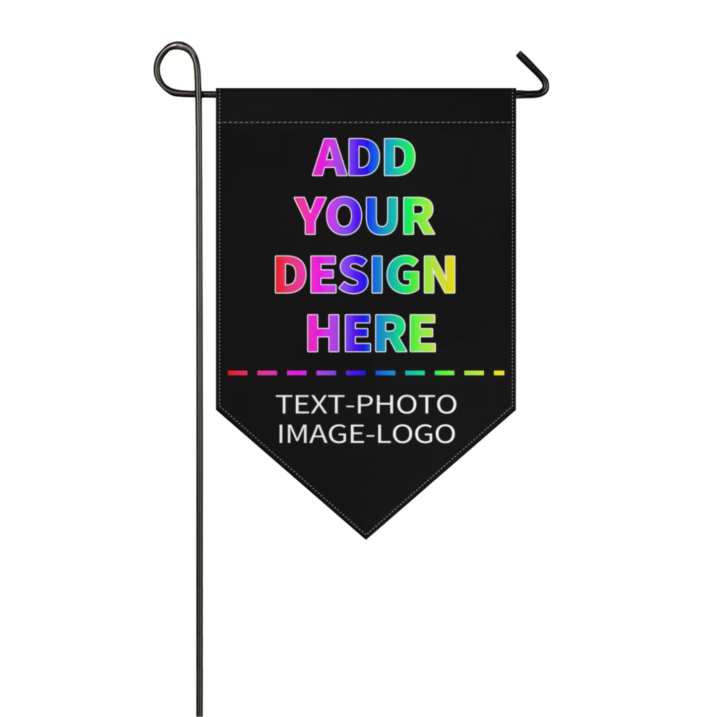 Custom Garden Flag for Outdoor Personalized Yard Flags Add Your Picture/Photo/Logo/Text，Customized Double Sided Flag Banner for Home Wall Decoration (12"x18.5")