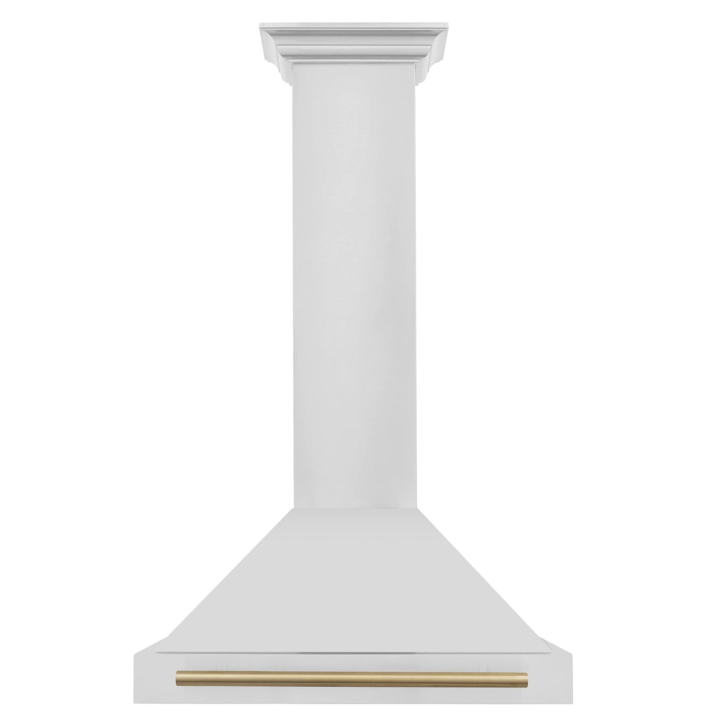 ZLINE 30" Autograph Edition Stainless Steel Range Hood with Stainless Steel Shell and Champagne Bronze Accents
