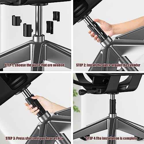 Office Chair Lifting Rod Fixing Pipe Clamp Connect the clamp to the large office chair cylinder piston to prevent the seat from sinking, with a variety of matching sizes and heights¡¼Upgrade¡½