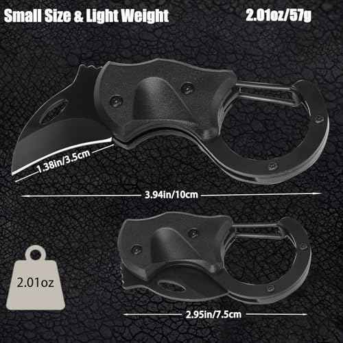 2 Pack Small Pocket Knife Fathers Mothers Dad Mom Day Gifts for Men Women from Daughter Wife Husband Son, EDC Knives Anniversary Birthday & Christmas Gifts for Him Her, Cool Gadgets Stocking Stuffers