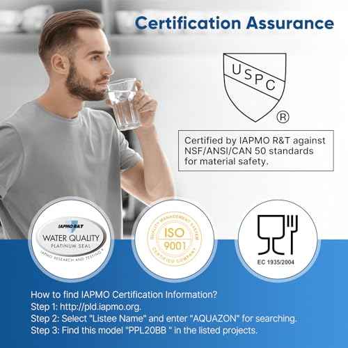 PUREPLUS 5 Micron 20" x 4.5" Whole House Pleated Sediment Filter for Well Water, Replacement Cartridge for ECP20-20BB, AP810-2, SPC-45-2020, R30-20BB, HDC3001, ECP5-20BB, 2Pack
