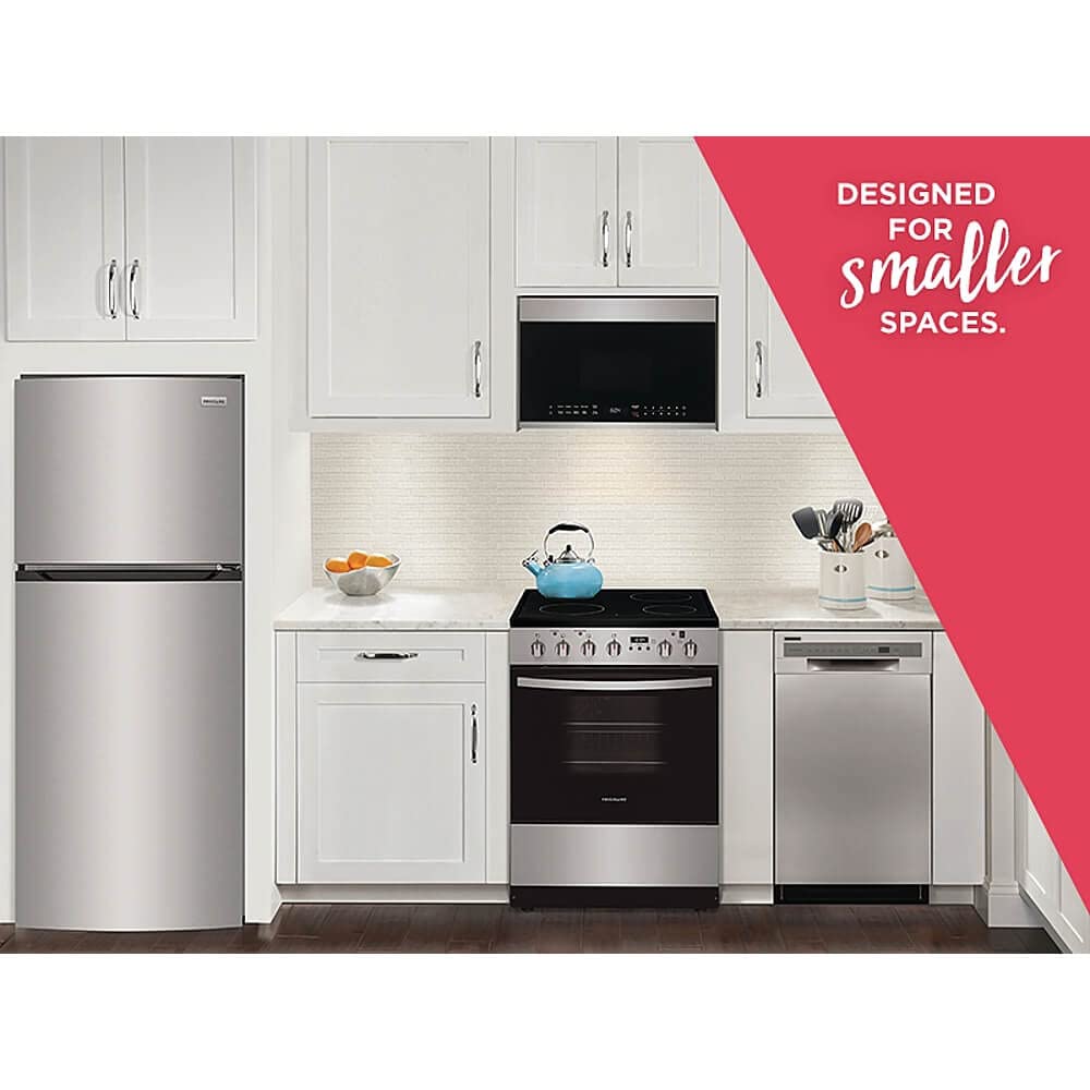 Frigidaire 13.9 cu. ft. Top Freezer Refrigerator, Brushed Steel