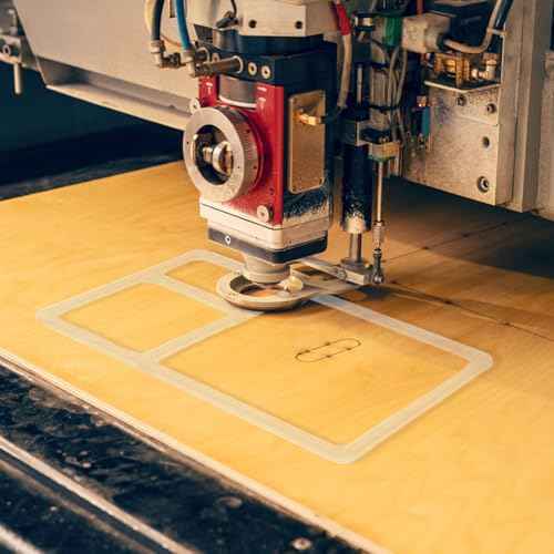 BENECREAT 3 Pocket Valet Tray Router Templates, Rectangle Clear Acrylic Template, Woodworking Router Template, Transparent Router Inlay Template for Student Painting Supplies and Craft Projects