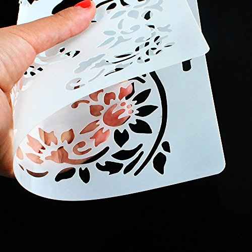 DIY Decorative Stencil Template for Painting on Walls Furniture Crafts