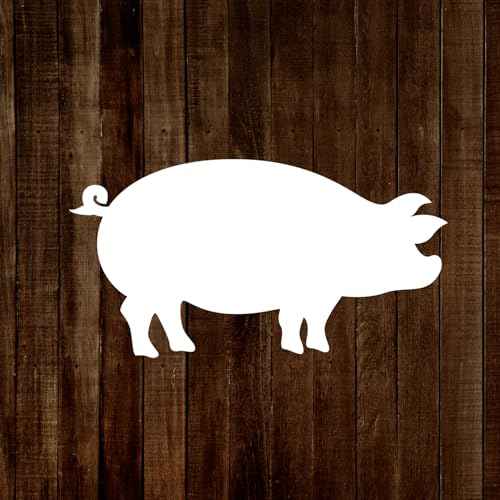 MAGJUCHE Farm Pig Stencil 12 Inches, Reusable Farm Animal Stencil for Painting DIY Crafts Decor