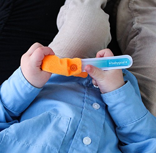 babygoal Newborn Baby Nail File 3 Pack with a Pouch, Genuine Czech Float Glass, Baby Gift for Newborns, Toddlers, Infant, Babies & Young Children by Babygoal 3NF01