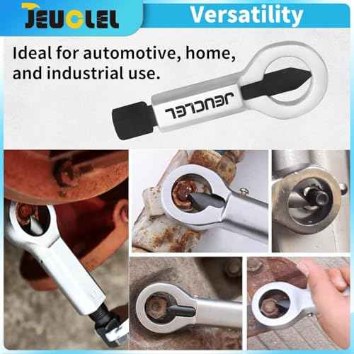Nut Splitter Cracker, Fits 1/2" to 5/8" (12~16mm) Metal Rusty Nut Separator, Heavy Duty Nut Breaker Tool for Removing Broken and Damaged Nuts