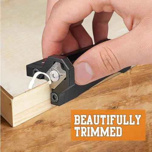 Chamfering Edge Band Trimmer,Adjustable Edge Banding Trimmer,veneers,Hand Planer,Edge Banding Tools. (Handle + R1, R2,R3 Blade)