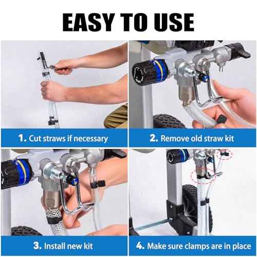 Suction Tube Kit for Graco Magnum Project Painter Plus X5 X7 ProX17 and ProX19 Stand Airless Paint Sprayer