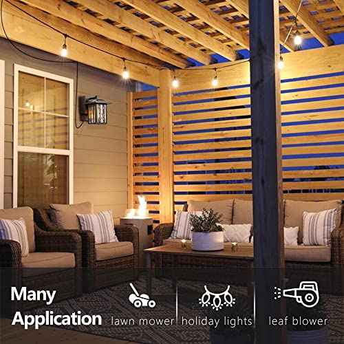 Outdoor Porch Lights with GFCI Outlet, Bronze Exterior Lights Fixture for House, Outside Wall Lights Wall Mount with Water Ripple Glass, Waterproof Patio Wall Sconce for Garage, Front Door