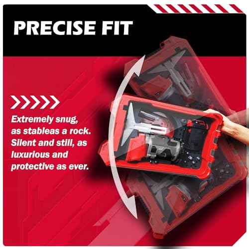 Precision-Cut EVA Foam Insert for Router Storage | Fits Packout Organizer for Milwaukee 2723-20 | EVA Foam Insert with Accessory Slots | (Tool/Tool Box Not Included)
