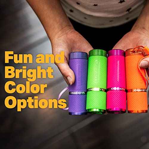 LUXPRO LP395 Gels Glow-in-the-Dark 9 LED Flashlight (LP395-6PK)¡¦¡¦