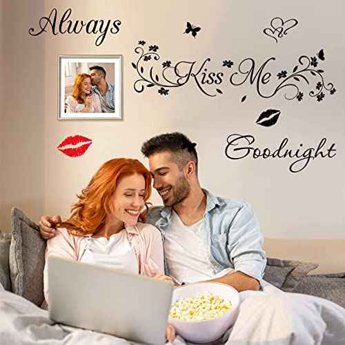 Aeways Kiss Me Goodnight Wall Stickers Decals Wall Decor Home Decorations