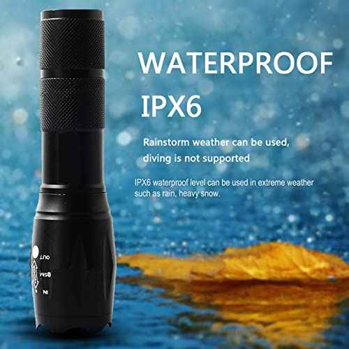 WINDFIRE Green Predator Light 300 Yards Tactical LED Flashlight Zoomable, Coyote Hog Fox Varmint Hunting Flashlights Kits with Pressure Switch, Scope Mount
