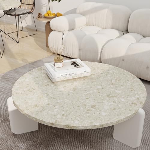 Marble Contact Paper for Countertops Cover - 12"x197" Matte Beige Peel and Stick Terrazzo Wallpaper - Removable Self Adhesive Thick Granite Vinyl Film Roll