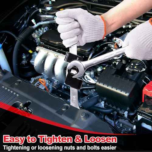 Spurtar Wrench Extender Tool, Adjustable Wrench Extender Adapter for 1/2" Drive or 21mm Hex Drive with Heat Treatment for Cheater Bar