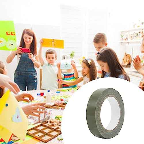 ROSEUP Duct Tape 1 Inch Tape, Tear by Hand & Waterproof,Great for Packaging, Arts & Crafts, Color-Coding, and DIY Projects, 1 Inch x 30Yards, Olive Green
