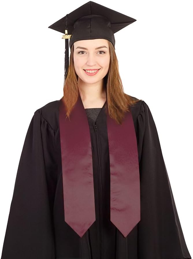 Graduation Stole Graduation Sash Unisex Adults Class of 70'' Stoles for Academic and Choral Ceremony