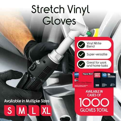Inspire Black Nitrile Gloves | THE ORIGINAL Quality Black Gloves Disposable Latex Free | 4.5 Cooking