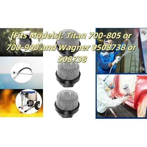 Airless Paint Sprayer 440 Inlet Filter Screen Suction Strainer 700-805 or 700805 3PCS