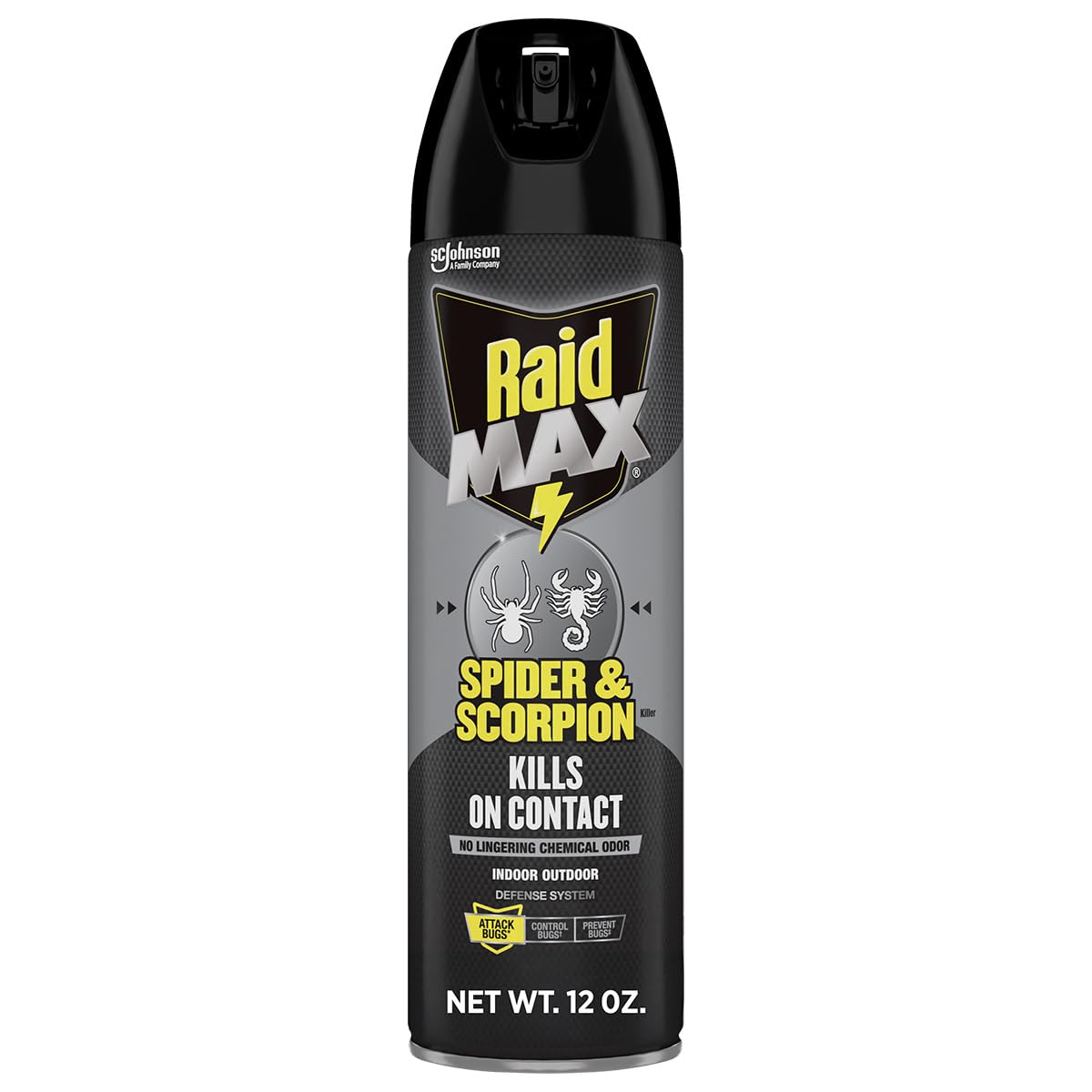 Raid Max Spider and Scorpion Killer, Kills Spiders, Scorpions, Roaches, Ants, Waterbugs, Earwigs, 12 Oz