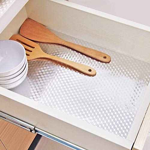 Livelynine Waterproof Kitchen Stickers for Cabinets Heat Resistant Backsplash Wallpaper for Kitchen Wall Self Adhesive Shelf Drawer Liner Stove Silver Contact Paper 15.8x78.8 Aluminum Foil Sink Cover
