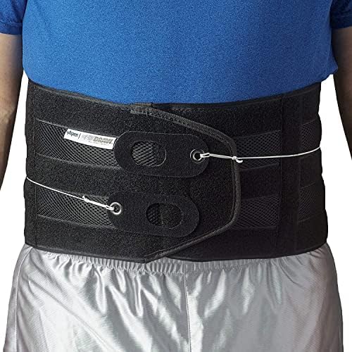 ASPEN Medical Products Quikdraw PRO Back Brace with Pulley System Lower-Back and Lumbar Pain Relief for Men and Women, Breathable Lumbar Brace, Small