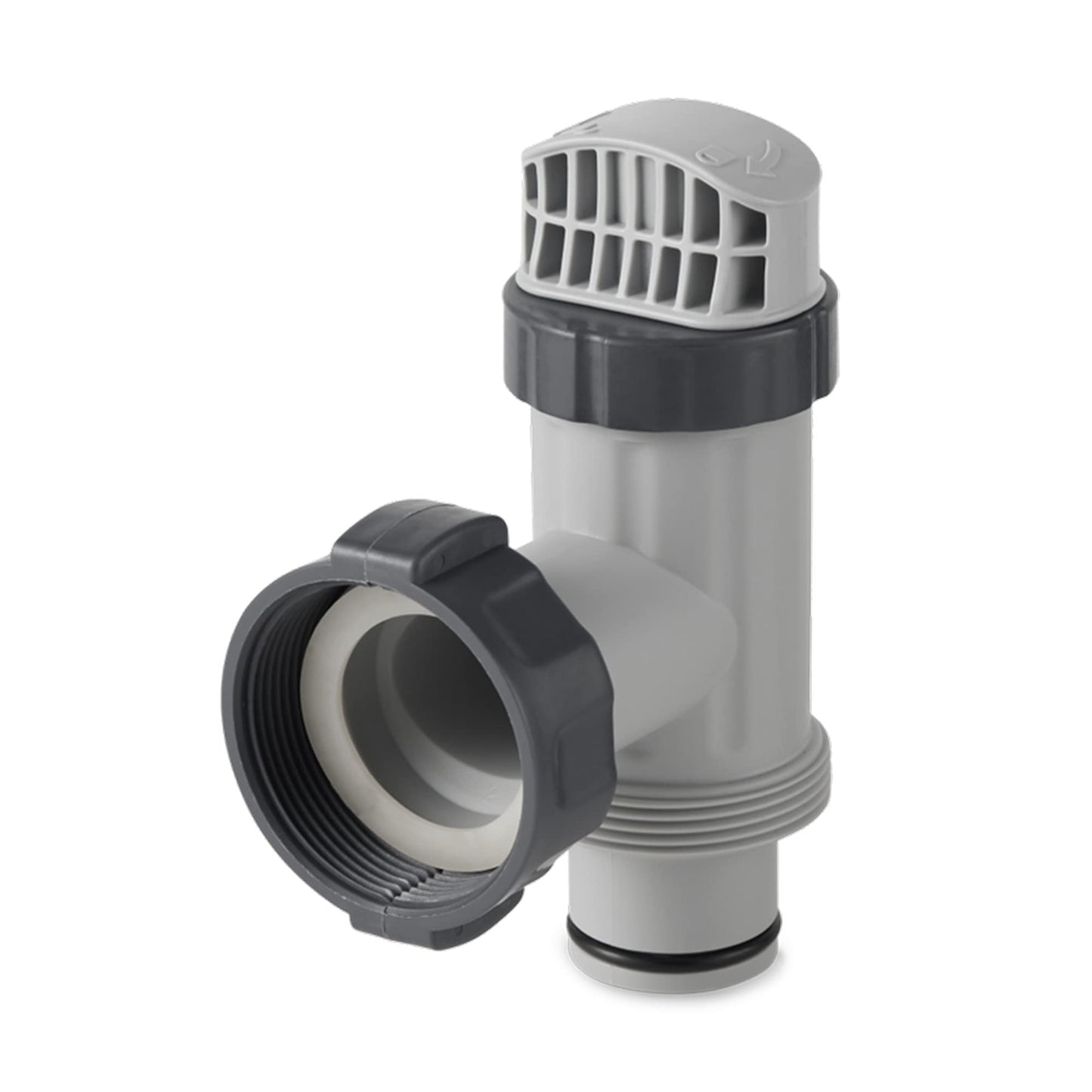 Intex 26005E Above Ground Swimming Pool Inlet Air Water Jet Part Kit with Plunger Valve, Strainer Connector, Jet Nozzle, Strainer Grid & More