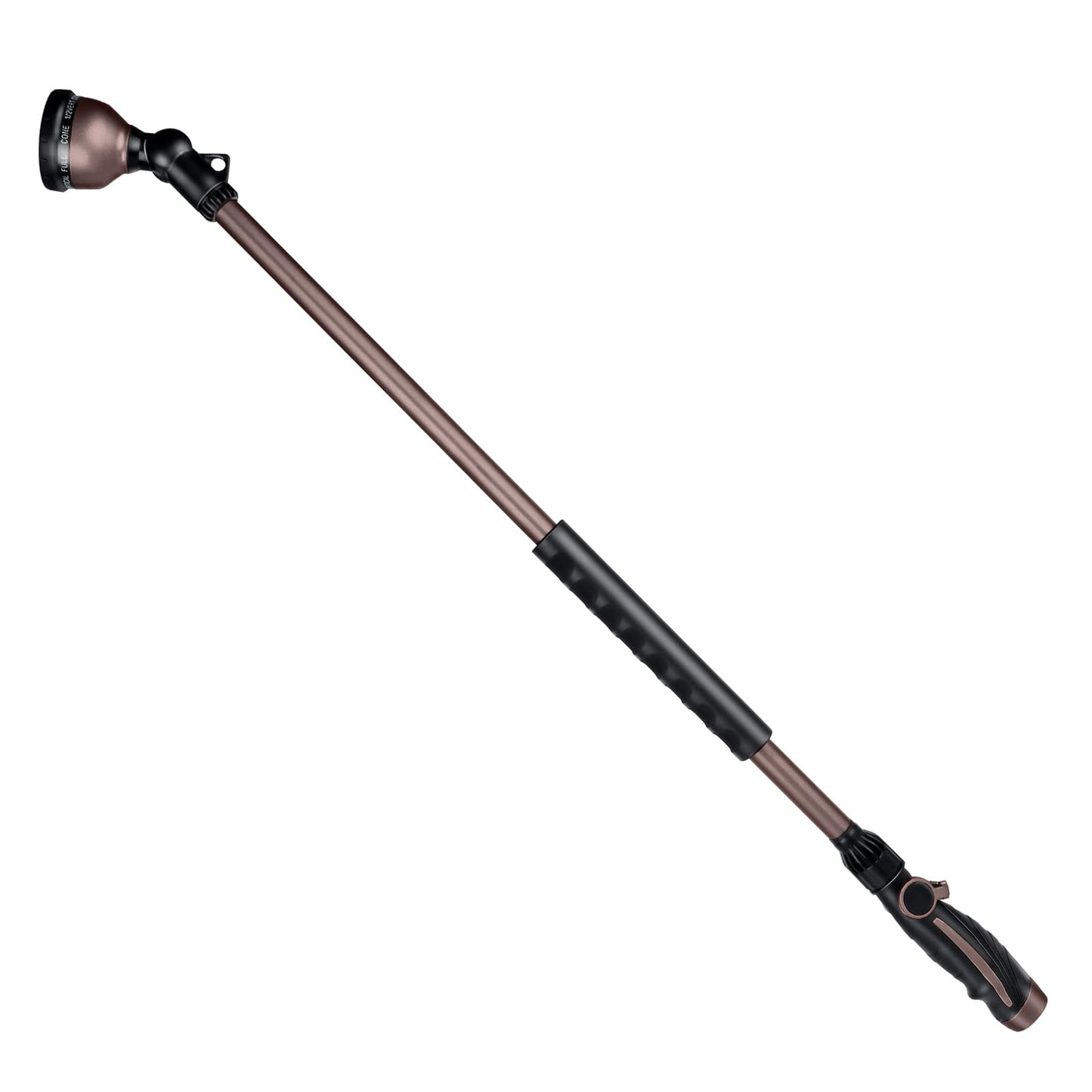 RESTMO 36âLong Watering Wand, 180Â° Swivel Head Metal Garden Hose Wand with 10 Spray Patterns, 3ft Heavy Duty Hose Nozzle Sprayer with Thumb Flow Control, Ideal to Water Hanging Baskets, Shrubs