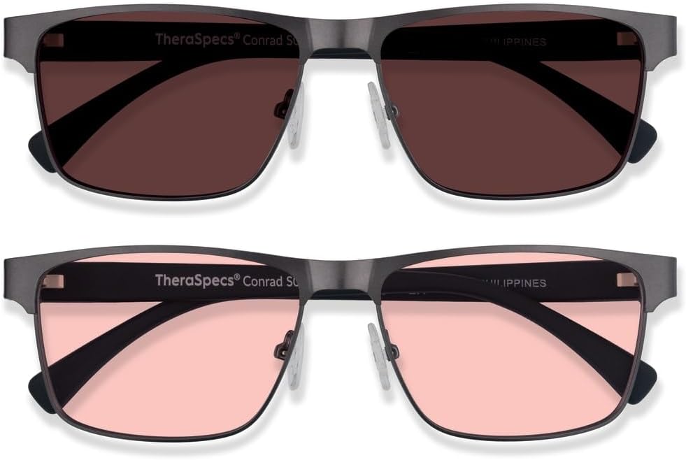 TheraSpecs Conrad Glasses for Light Sensitivity (Bundle)