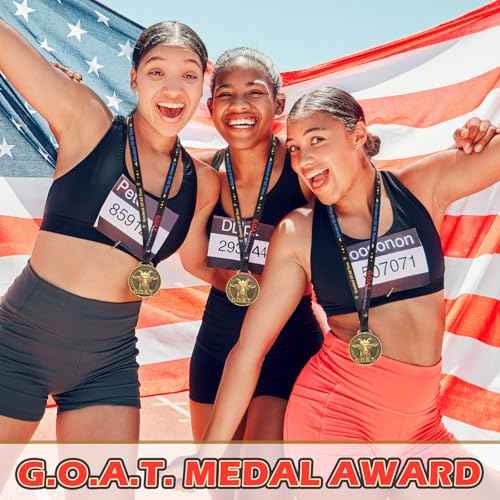 Award Medals 2'' Awards Trophy with Neck Ribbon Winner Prizes Bulk Gifts for Team Tournaments Prize Participation Competitions Achievement Party Favors