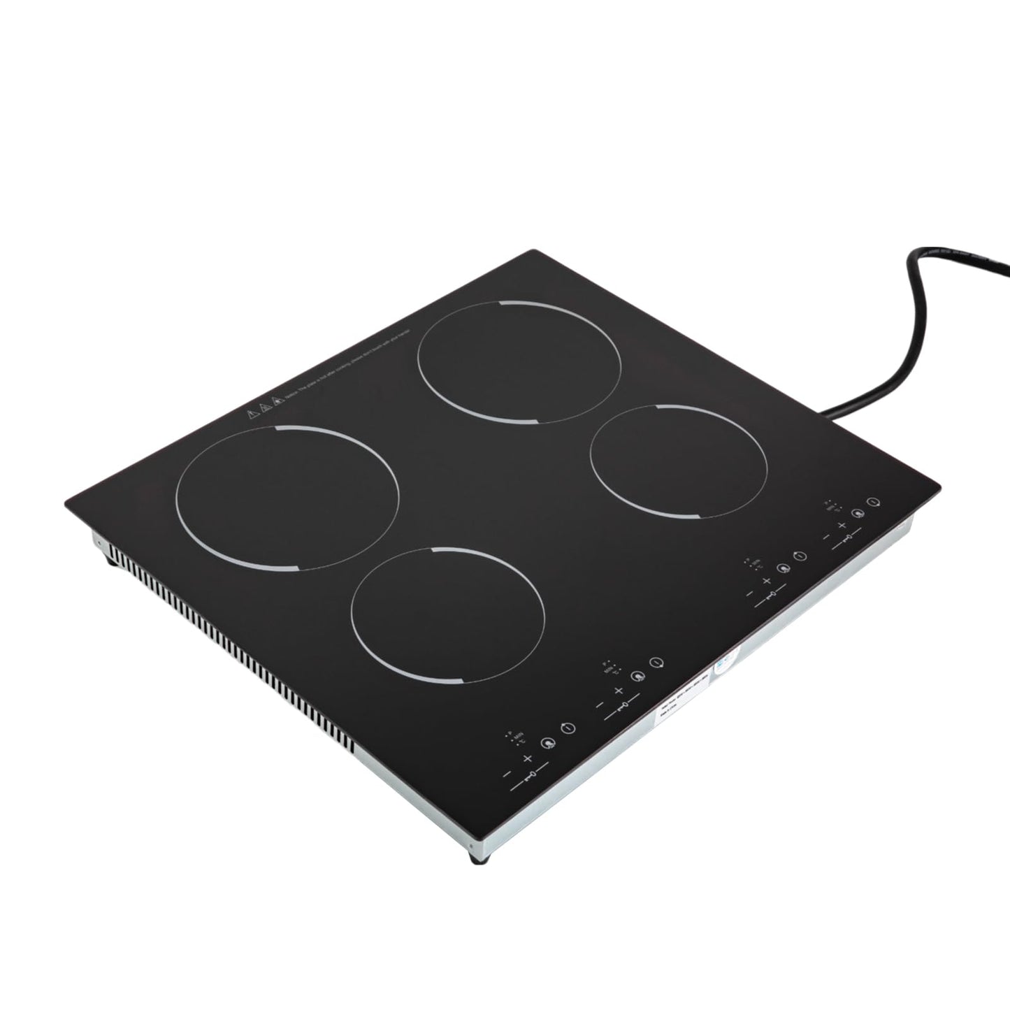 23 Inch Countertop Electric Cooktop 4 Burner,110V Plug in Electric Stovetop