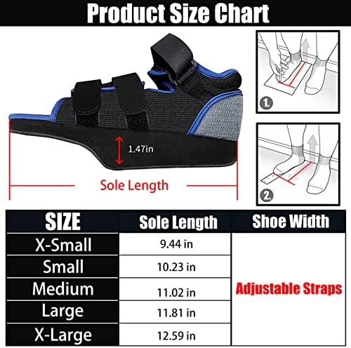 GHORTHOUD Post op Shoe for Broken Toe Lightweight Shoes Medical Orthopedic Foot Brace Off-loading Healing shoe for Foot Surgery (Medium)