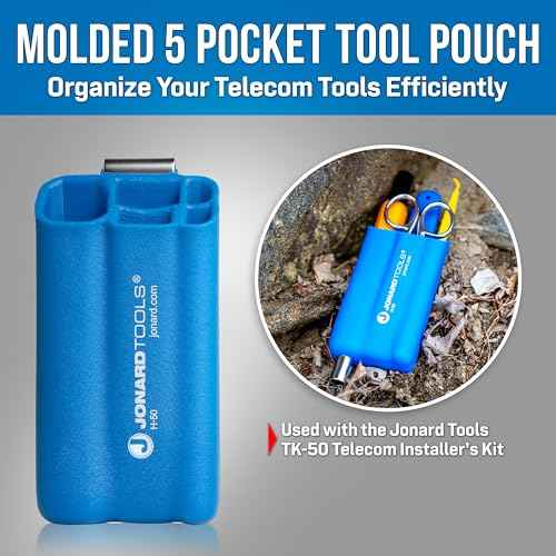 Jonard H-50 Plastic Molded Pouch with Metal Clip