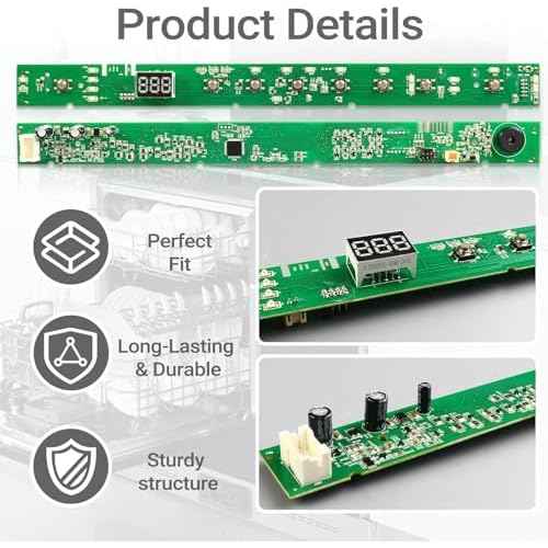 Upgraded WD21X31902 WD21X23462 Dishwasher User Interface Control Board, WD21X31902C Control Board Compatible with GE Dishwasher, Replace Parts WD21X26179 WD21X32000