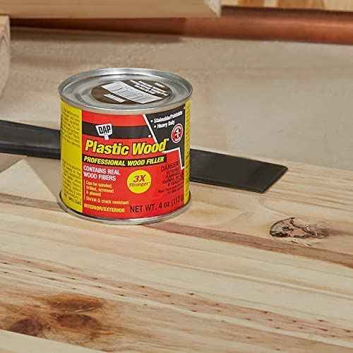 DAP 21408 Gold Oak Plastic Wood Filler, 1/4 lb