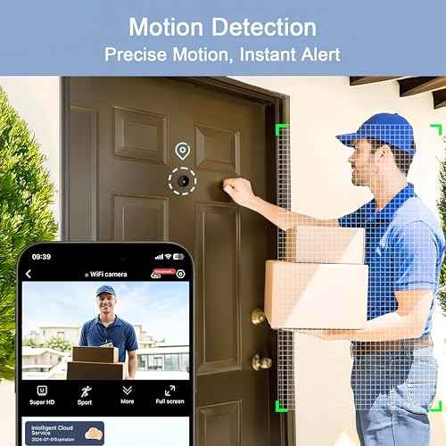 HsiaoPun Home Camera 1080P Wireless WiFi Small Nanny Cam Portable Indoor Secret Tiny Video Security Cameras with AI Motion Detection Night Vision