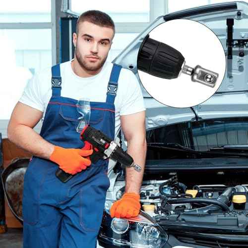 Impact Adapter Square Socket for Drills Extension Driver Bits Hex Impact Socket Adapter for Automotive DIY(1/2 Inch Square Tip, 50 mm Long,Silver)