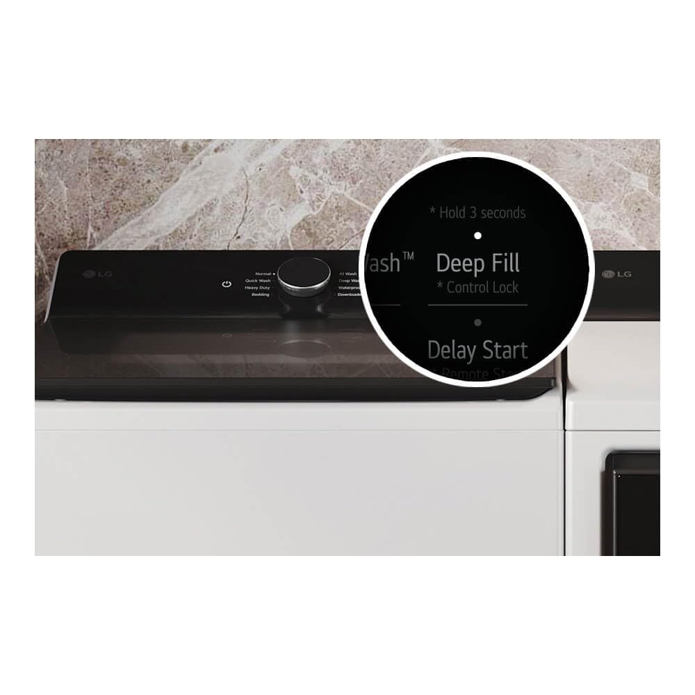 LG WT8400CW 5.5 Cu. Ft. White Mega Capacity Smart Top Load Washer w/EasyUnload