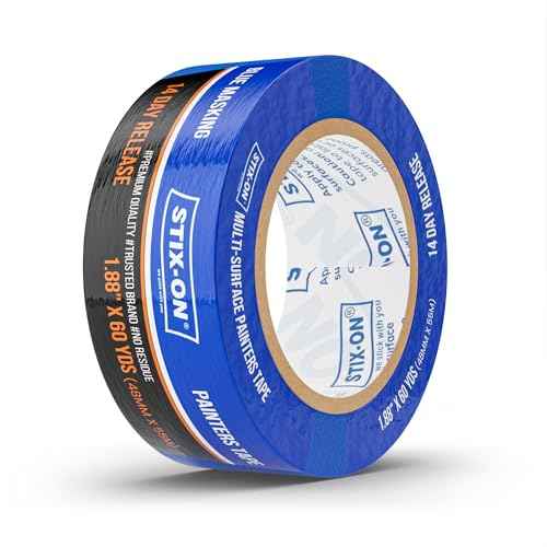 Painter¡¯s Tape ? 2 inch/ 1.88 inch x 60 yds Masking Tape Rolls ? Paint Tap for Wall, Trim, Glass, Metal ? Fine Line Tape for Precise Lines, Edges ? Residue-Free Blue Painters Tape-Single Roll