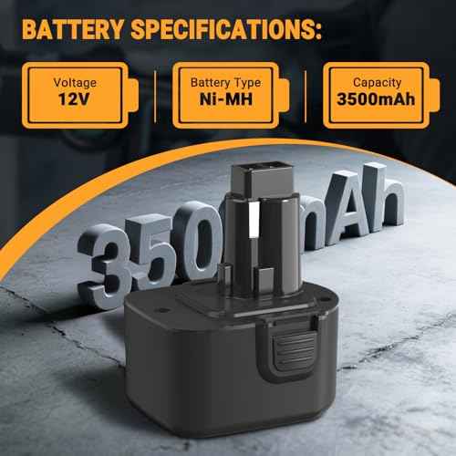 Shentec 3500mAh 12V Replacement for Black & Decker 12V Battery PS130 A9252 A9275 PS130 PS130A Firestorm PS130 Power Tool Battery Packs