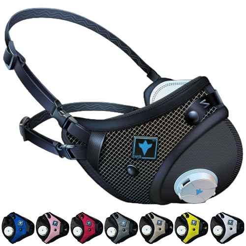 RZ Mask RZM3 - Patented Dust Mask w/ 99.8% Carbon Filtration, Anti Fogging, 360¡Æ Seal with 3 Straps, 50% Better Breathability