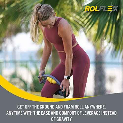 Rolflex Arm & Leg Massager Roller ? Muscle Roller to Address Golfer¡¯s Elbow, Tennis Elbow, Carpal Tunnel & More ? Arm & Leg Massage Roller for Muscle Tightness & Faster Recovery
