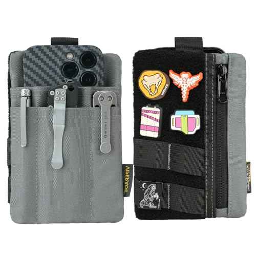 VIPERADE VE27 EDC Organizer, 6 Pocket Multitool Pouch with Zipper