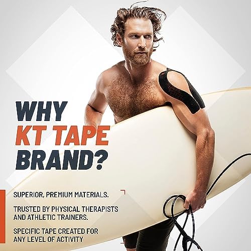 KT Tape PRO Extreme, Synthetic Jumbo Kinesiology Athletic Tape, 125 Foot Uncut Roll, Titan Tan